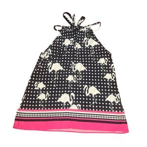 Flamingo Print Halter top
